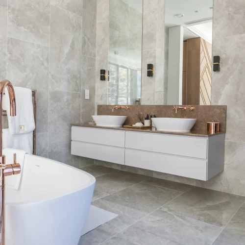 SPACIOUS MASTER BATHROOMS